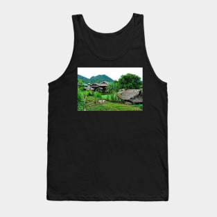 Vietnam - Ha Giang, Village de Tha, Lup, Me Tank Top